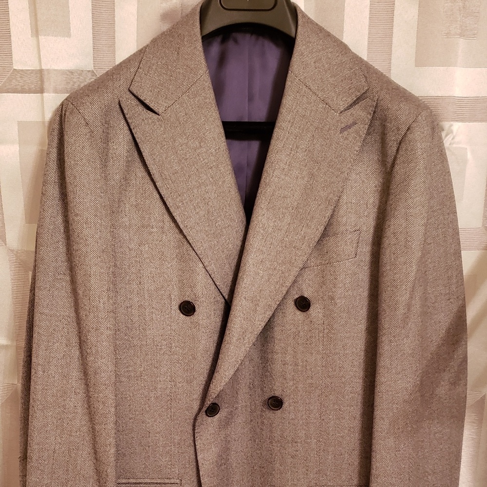 Gray Doublebreasted Sportcoat